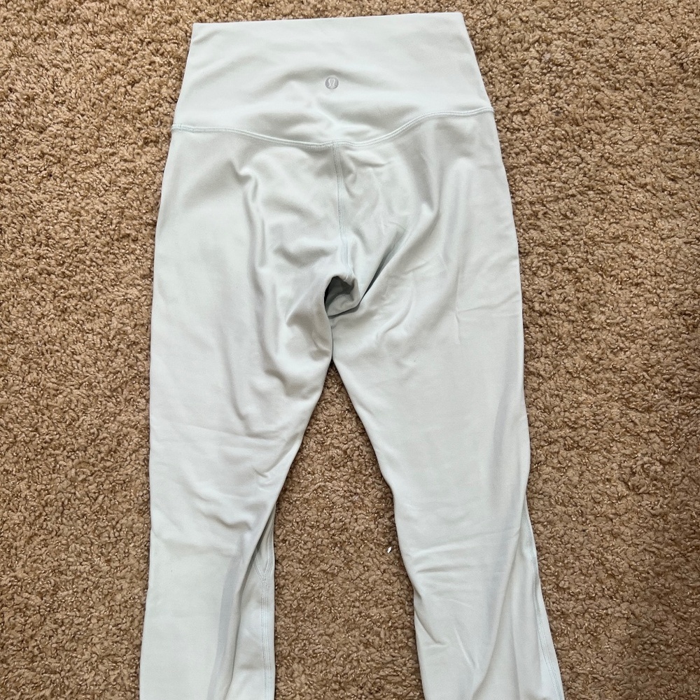 Light blue Lululemon Align leggings